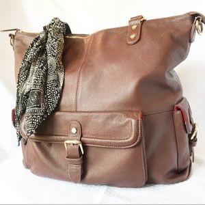 Lily Jade Meggan in Brandy and Gold - Red Interior